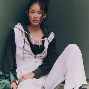 FP Movement Cream Making it Jumpsuit with Elegant Silhouette